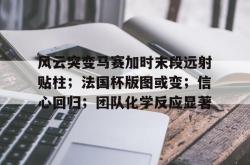 包含风云突变马赛加时末段远射贴柱；法国杯版图或变；信心回归；团队化学反应显著的词条